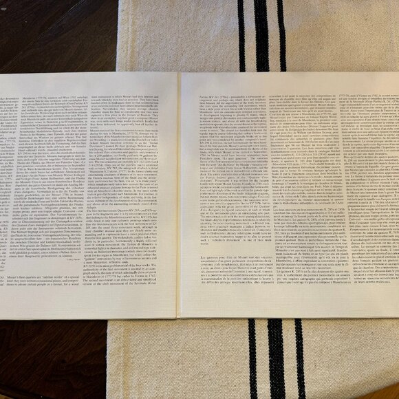 Mozart - Paul Meisen, Kreuzberger Streichquartett – Flötenquartette NM/EX Classi - Picture 6 of 10